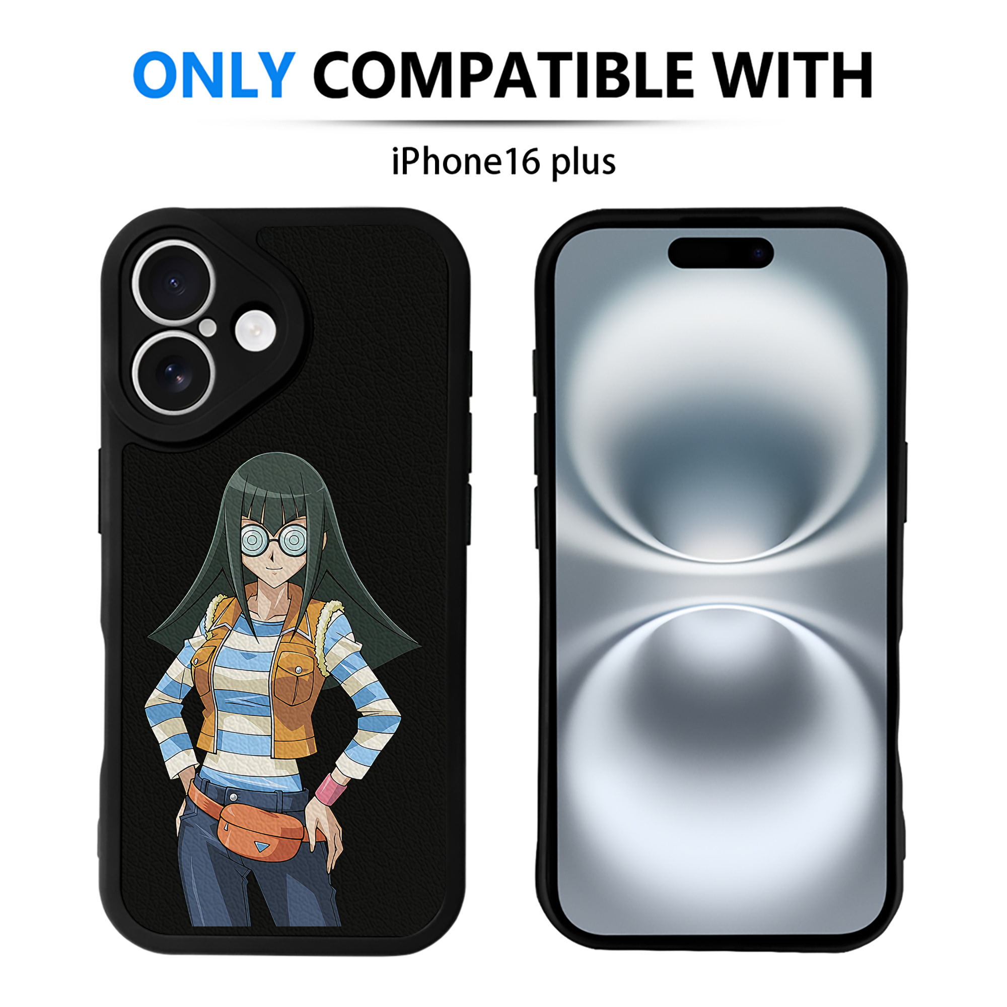 （画像用） 遊☆戯☆王 Yu-Gi-Oh! 【iPhone 16シリーズ対応】シリコンスマホケース（レザー調） 材質：シリコン